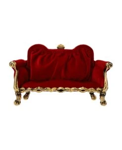 MOSCHINO 'velvet Couch' Clutch