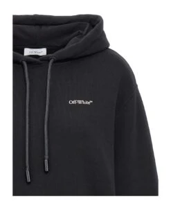 Off-White 'embroidery Diag' Hoodie -Italist Store c0a347fb2e352b4b76f115cef651c22f
