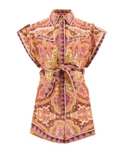 Zimmermann Halcyon Jumpsuit Dress