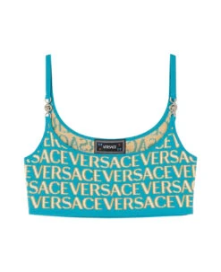 Versace Knit Top All Over Jacquard Serie