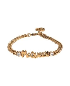 Alexander McQueen Graffiti Logo Bracelet