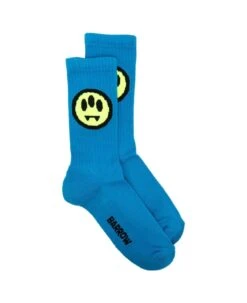 BARROW Blue Socks With Logo