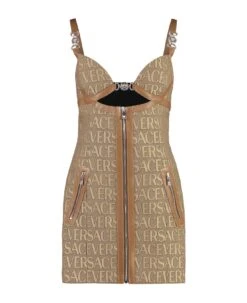 Versace Jaquard Mini Dress