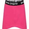 Palm Angels Fuchsia Skirt For Girl With Logo