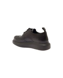 Alexander McQueen Black Lace-up Shoe With Chunky Platform In Smooth Leather Man -Italist Store 03211c0f26a8659269b9deb4836b0f83