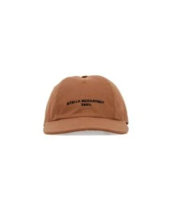 STELLA MCCARTNEY Caramel Cotton Blend Baseball Cap