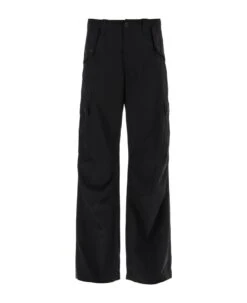 Dolce & Gabbana Cargo Pants With Logo Plaque