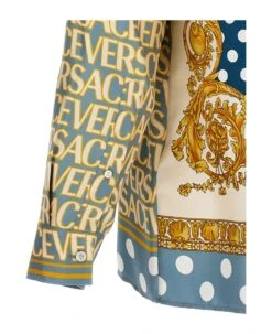 'versace Allover Polka Dot' Shirt With La Vacanza -Italist Store 06b59929ee97589ffeaca6b0dd3b3694