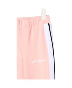 Palm Angels Kids Boy's Track Pink Jersey Pants With Logo -Italist Store 06d2d440aa0c21e01d5fecf1b300b5a6