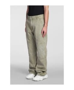 Acne Studios Pants In Khaki Cotton -Italist Store 089f69a1f7e8d3d3d26444b8e79d6949