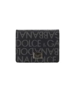 Dolce & Gabbana Bi-fold Wallet With All-over Monogram