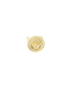 Versace Medusa Biggie Logo Engraved Ring