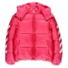 Off-White Bookish Diag Short Puffer