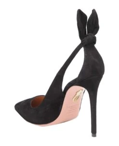 Aquazzura Deneuve Pump In Black Suede -Italist Store 0be9527625a2decf0b48e90ab7ba1c9c