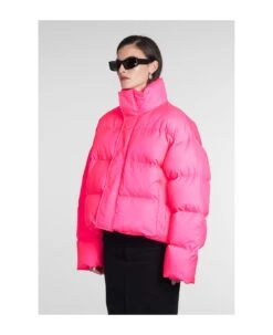 Balenciaga Puffer In Rose-pink Polyester -Italist Store 0c3ba5bca90289503a951cc1ba8cef30
