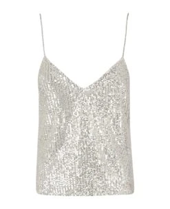 Sequined Slip Top