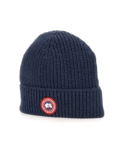Canada Goose "artic Disc" Merino Wool Beanie