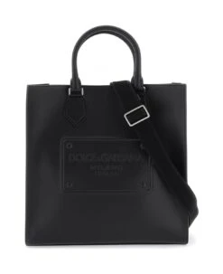 Dolce & Gabbana Embossed Logo Tote Bag