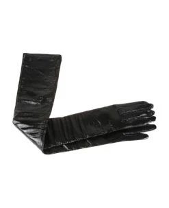 Alexander McQueen Long Plain Gloves