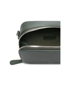 A.P.C. 'soho' Olive Green Shoulder Bag With Embossed Logo In Smooth Learher Man -Italist Store 12eb12587cb58d759490b5427a1cd14f