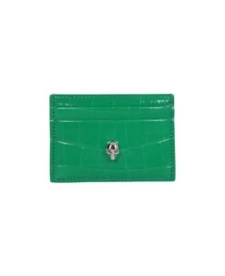 Alexander McQueen Green Cardholder