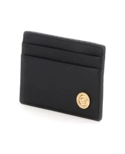 Versace Leather Medusa Cardholder -Italist Store 1348341c120da71e59690955004d9a44