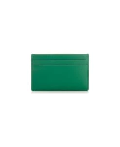Alexander McQueen Green Card Holder -Italist Store 13666faec3ce6332f631a2563cdeadb6