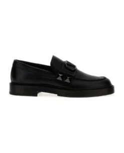 'stud Sign' Valentino Garavani Loafers