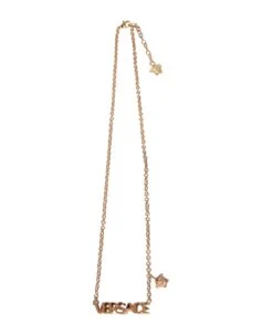 Versace Metal Logo Necklace