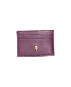 Alexander McQueen Skull-motif Leather Cardholder