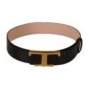 Tod's T Logo Buckled Belt