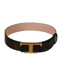 Tod's T Logo Buckled Belt
