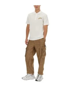 Versace Polo With Logo Embroidery -Italist Store 1861b562cd6571e3f03dc0e0aa784117