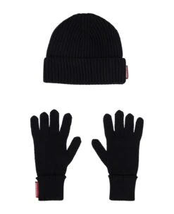 DSQUARED2 Set Beanie And Gloves
