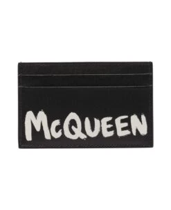 Alexander McQueen Graffiti Logo Cards Holder