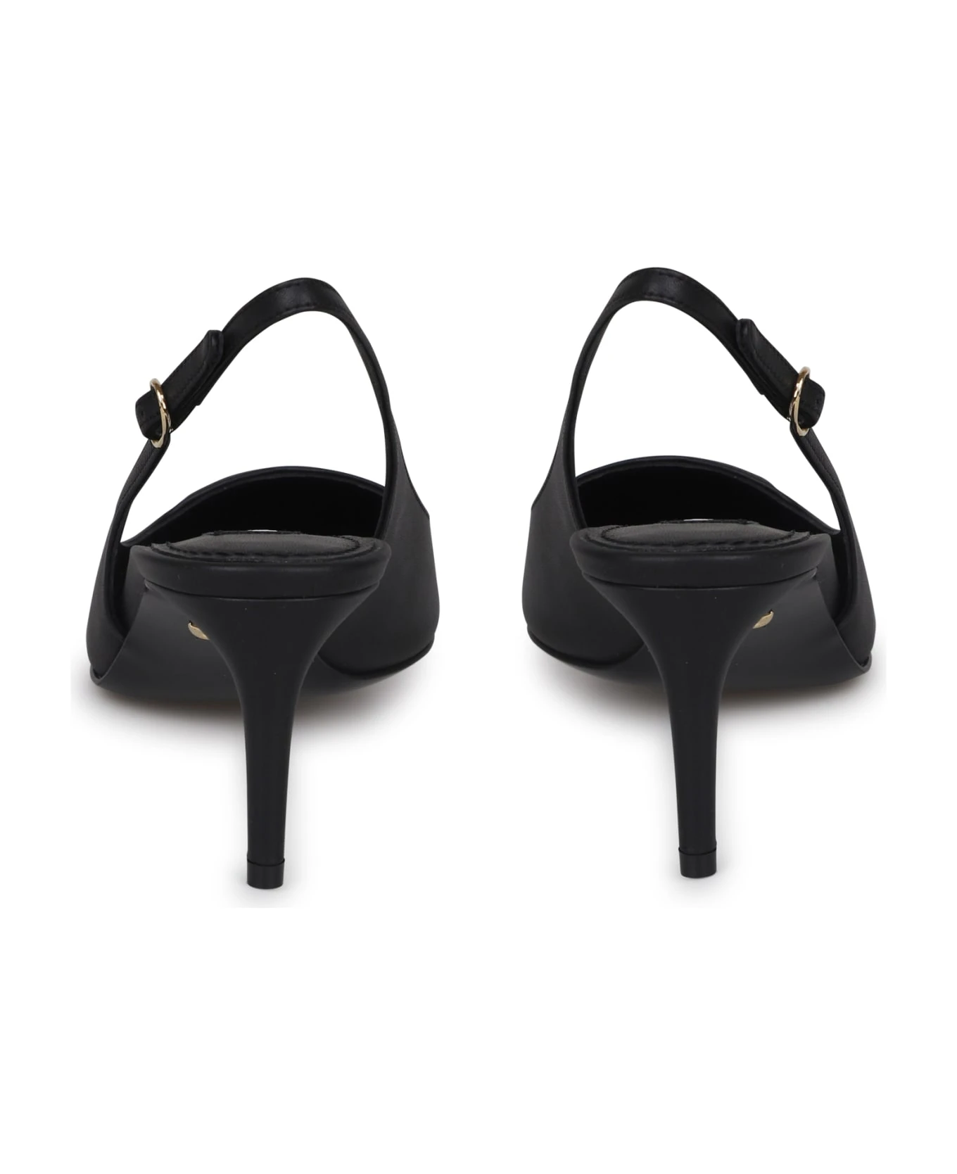Dolce & Gabbana 70mm Logo-embossed Slingback Pumps 5 Dolce & Gabbana 70mm Logo-embossed Slingback Pumps - Image 5