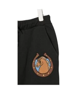 Mini Rodini Black Sports Suit In Organic Cotton With Logo Print On The Leg 9 Mini Rodini Black Sports Suit In Organic Cotton With Logo Print On The Leg -Italist Store 1cc8fd012e0cf9705b801dbc1ce2171d