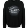 Versace Sweatshirt Brushed Sweatshirt Fabric + Film Titles Print