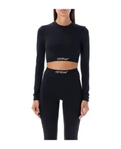 Off-White Logoband Long-sleeved Top