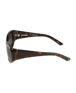 Flame Effect Round Frame Sunglasses -Italist Store 223a5e8101050366c058f79ae0a54338