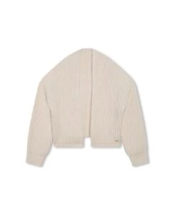 Chloé Ivory Knitted Open Cardigan