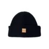 A.P.C. 'michelle' Blue Beanie With Logo Patch In Wool And Cashmere Man