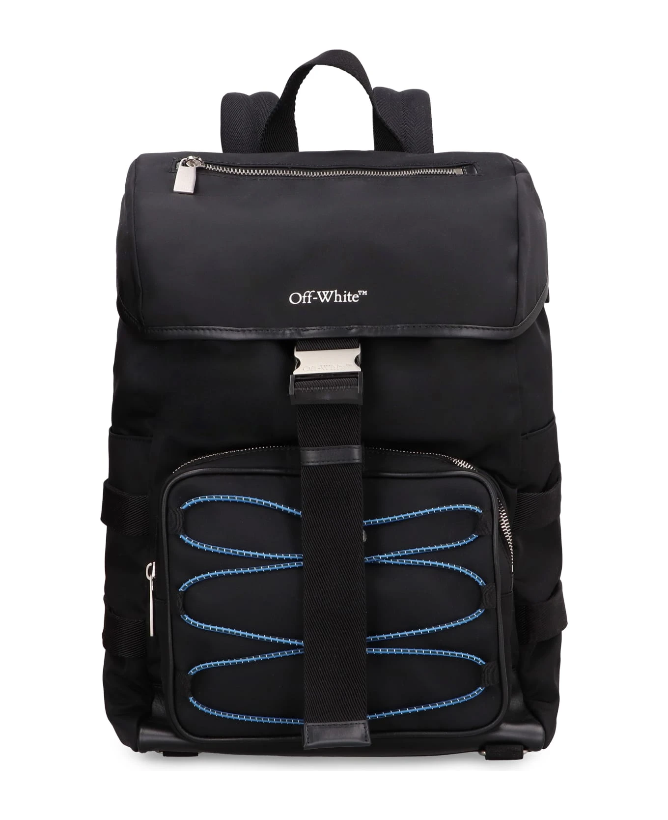 Off-White Logo Detail Nylon Backpack 4 Off-White Logo Detail Nylon Backpack - Image 4