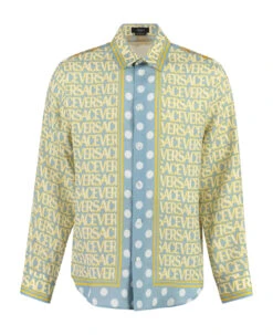 Versace Printed Linen Shirt