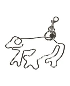 Frog Outline Keyring