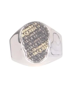 Alexander McQueen Skull Tag Ring