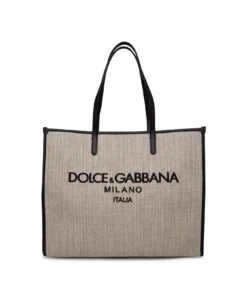 Dolce & Gabbana Beige Fabric Bag
