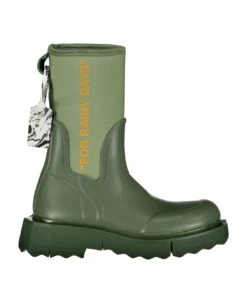 Off-White Rubber And Neoprene Rain Boots