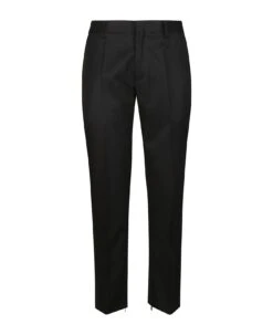 Off-White Logo Embroidery Slim Zip Det Pant