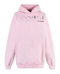 Balenciaga Oversize Logo Print Sweatshirt